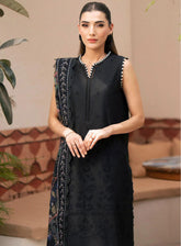 Seran Embroidered Lawn Suit Unstitched 3 Piece - SRN24FE 01 CHEIRE